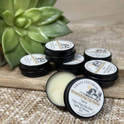 Tallow based lip balm from Grass Fed Skin
